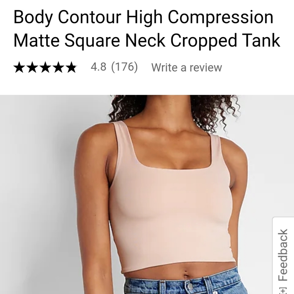 Body contour crop top - Brand new!